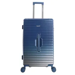 Średnia walizka Saxoline Elite Trunk niebieska 88l